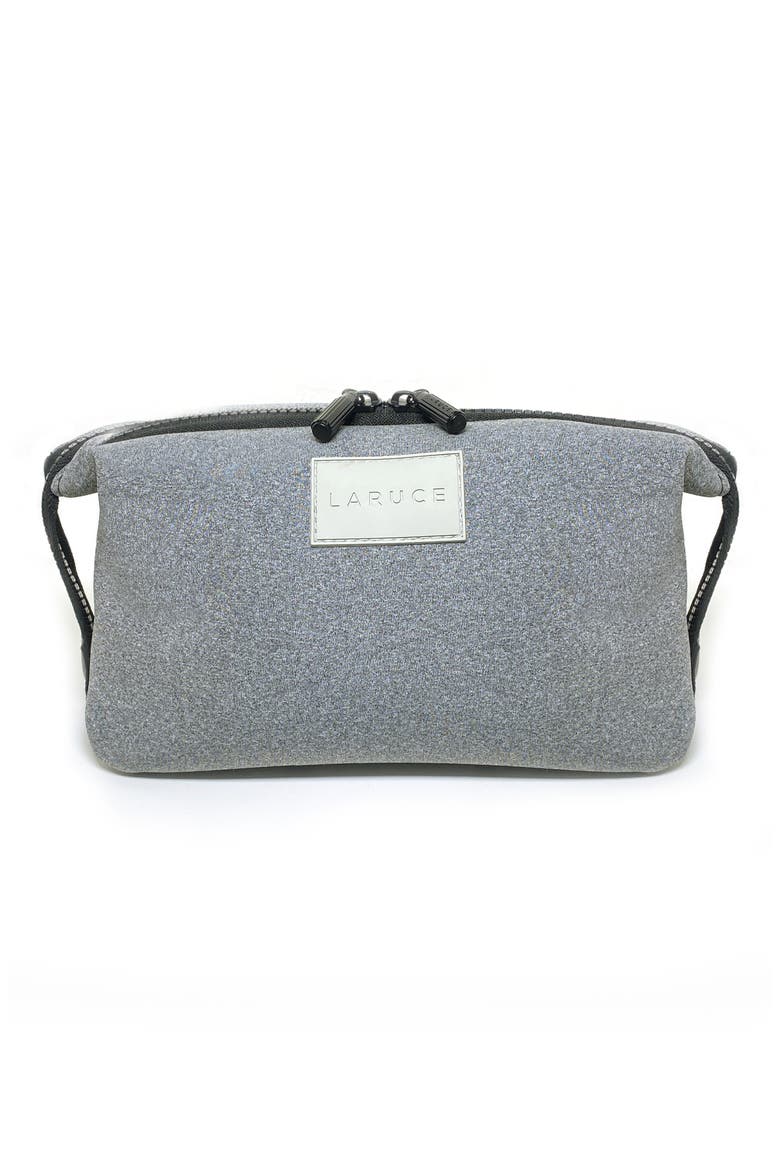 The Mel Makeup Bag, Main, color, GREY