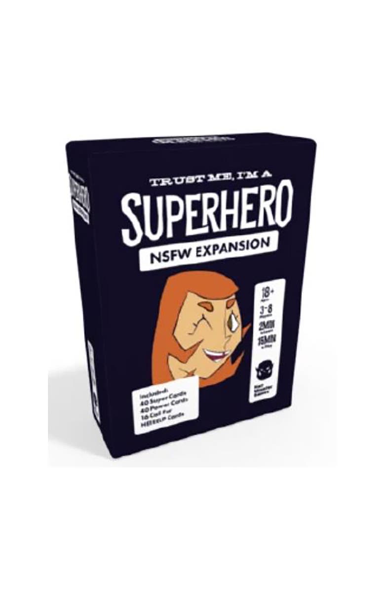 Half-Monster Games NSFW Superheroes Expansion Pack Trust Me I'm a Superhero Card Game. Age 18+, Main, color, Multicolored