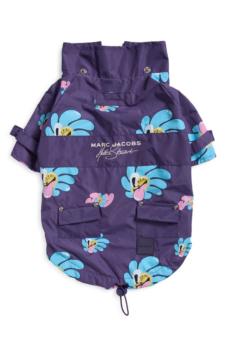 maxbone x Marc Jacobs Talon Water Repellent Dog Raincoat, Alternate, color,