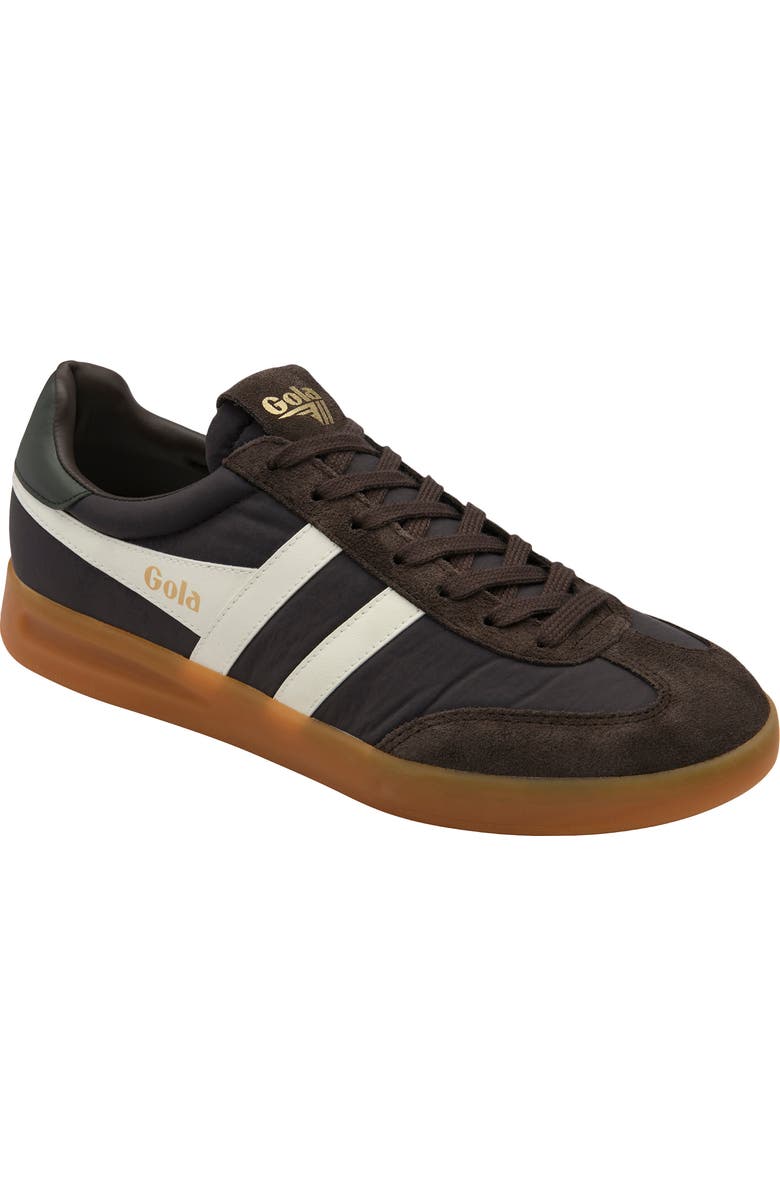 Gola Cyclone Sneaker, Main, color, Mocha/White/Dark Khaki/Gum