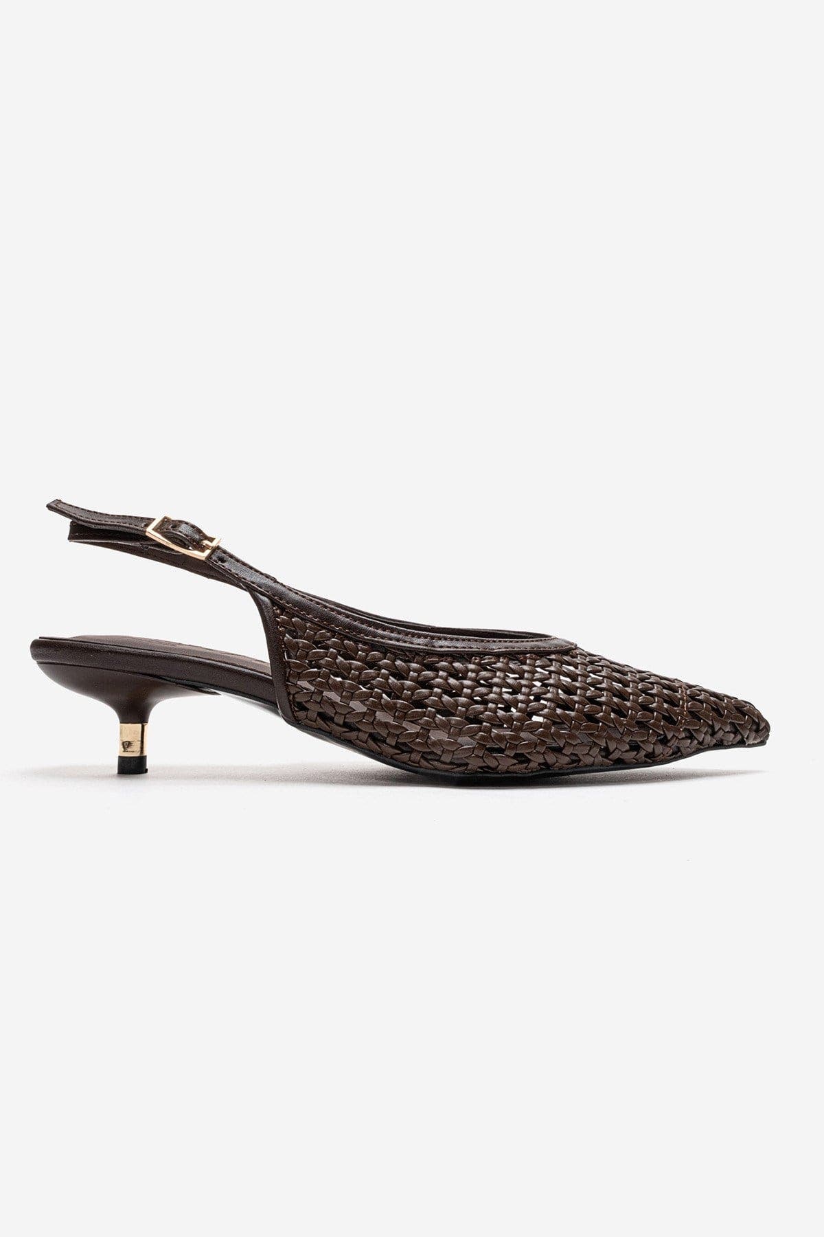 Orelis Kitten Heel Pump, Alternate, color, Dark Brown