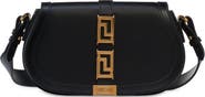 Versace Medium Greca Goddess Leather Shoulder Bag