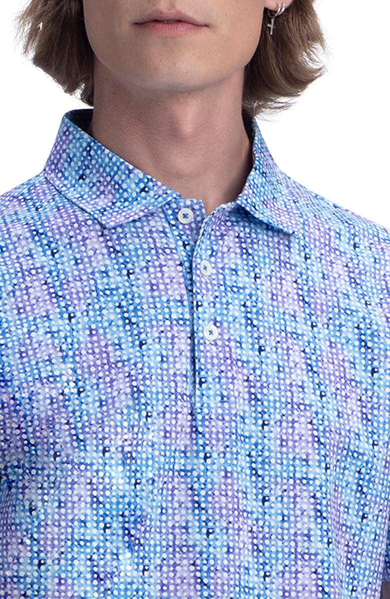 Bugatchi OoohCotton<sup>®</sup> Dot Tech Polo, Alternate, color, 