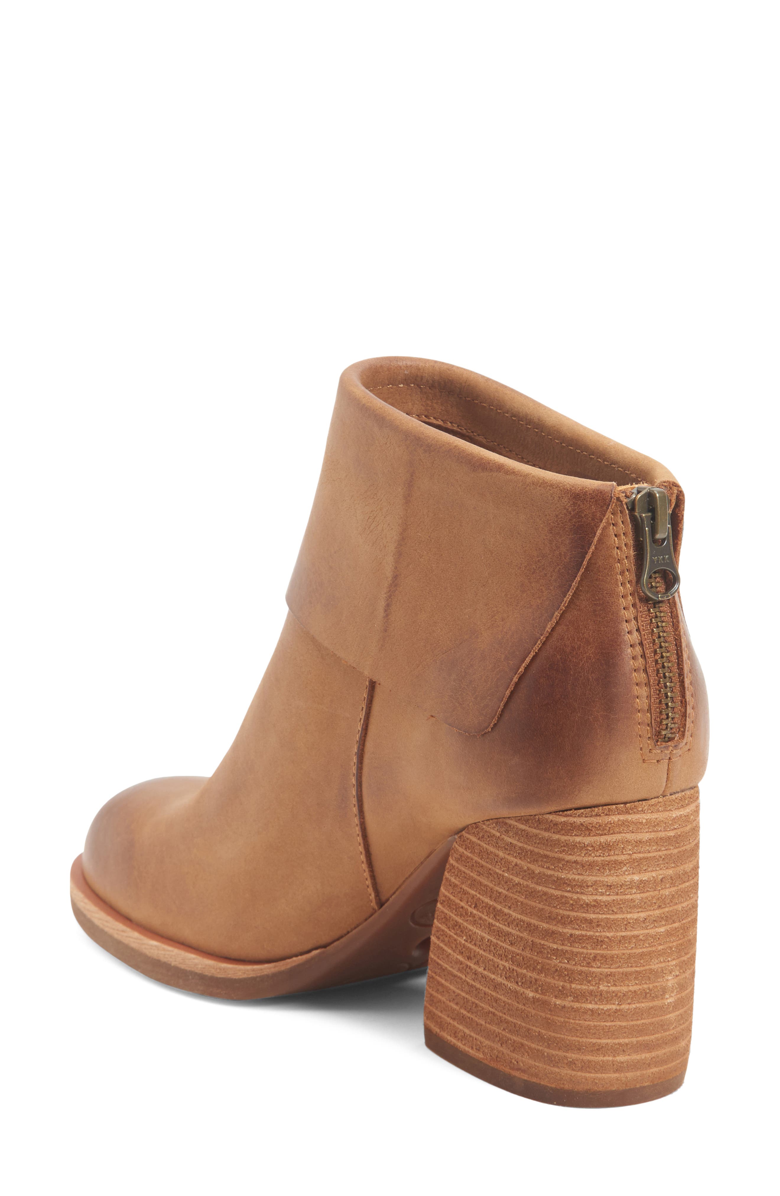 Seri Bootie, Alternate, color, BROWN LEATHER
