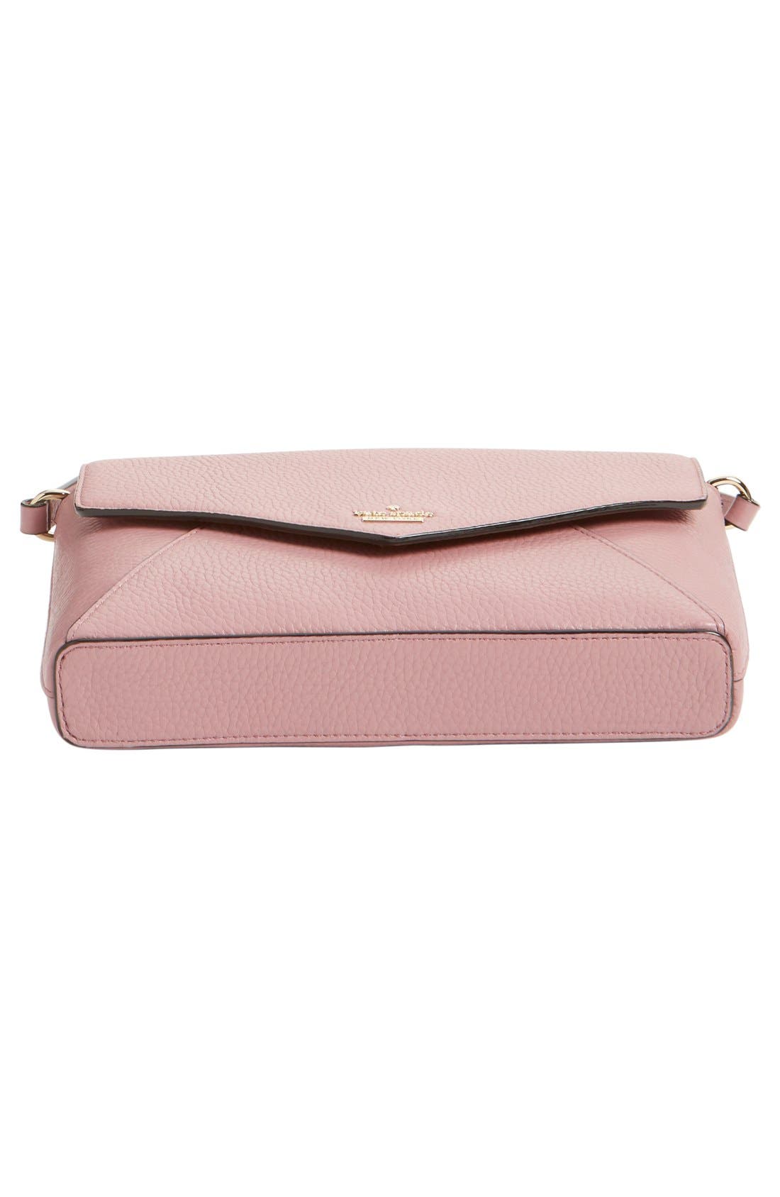 Kate Spade New York 'spencer court - large monday' leather envelope crossbody bag, Alternate, color, 