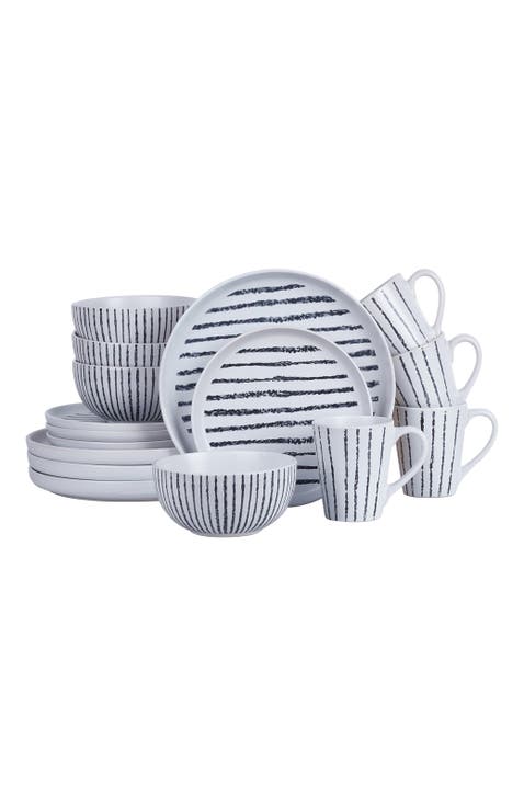 Nova Stoneware 16-Piece Dinnerware Set