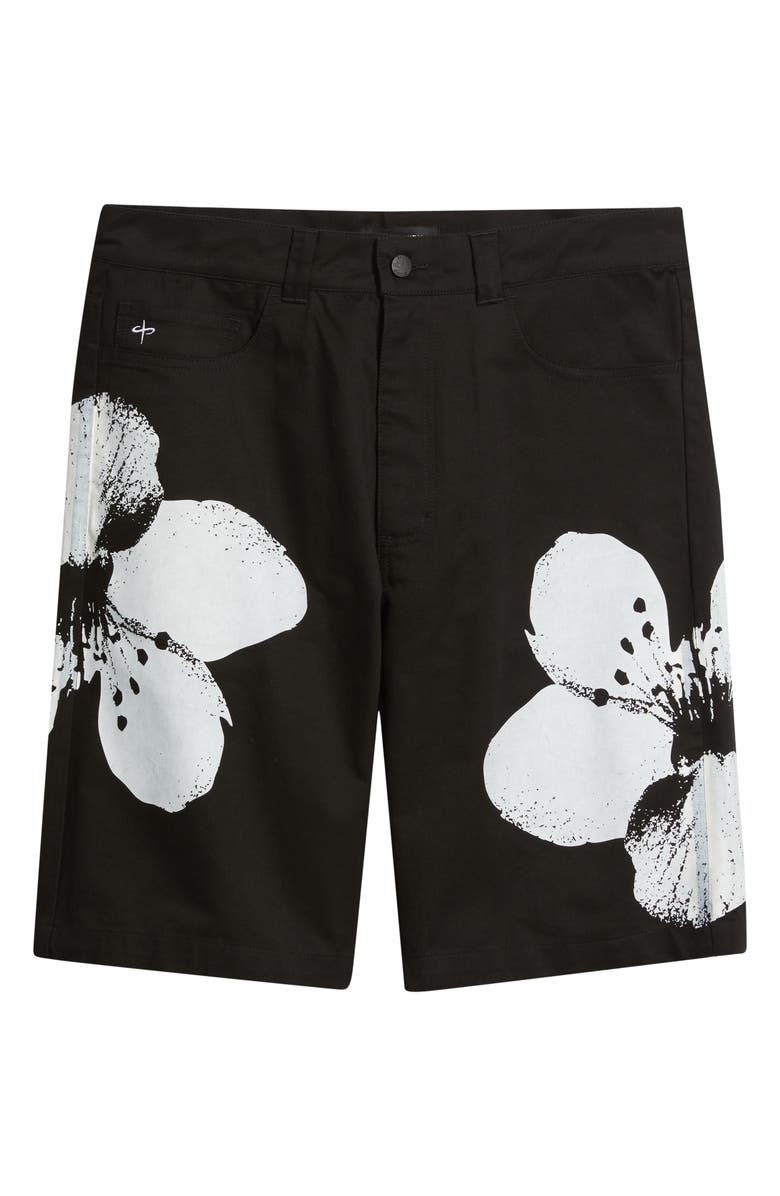 SANTO STUDIO Cole Houshmand Edition - Flower Roma Shorts, Alternate, color, Black