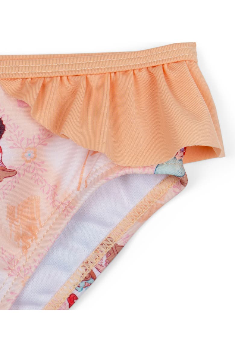 Princess 2-Piece Swimwear Bathing Suit, Alternate, color, Beige Moana Ariel