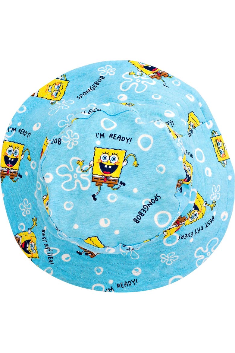 2-piece Romper And Hat Set (baby), Alternate, color, SpongeBob Yellow Blue