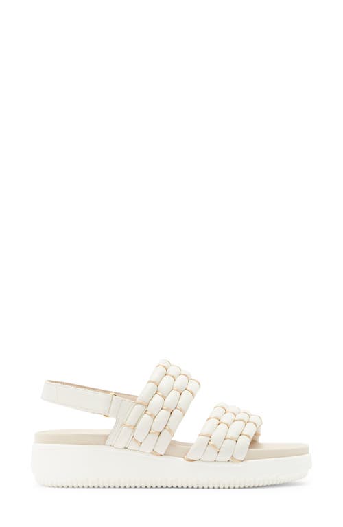 Paul Green Amara Platform Sandal In Crema Nappa Salvador Combo