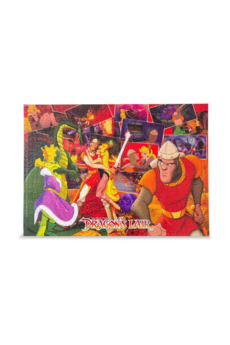 Dragon's Lair Collage 1000-Piece Jigsaw Puzzle | Toynk Exclusive, Alternate, color, Multi-Color