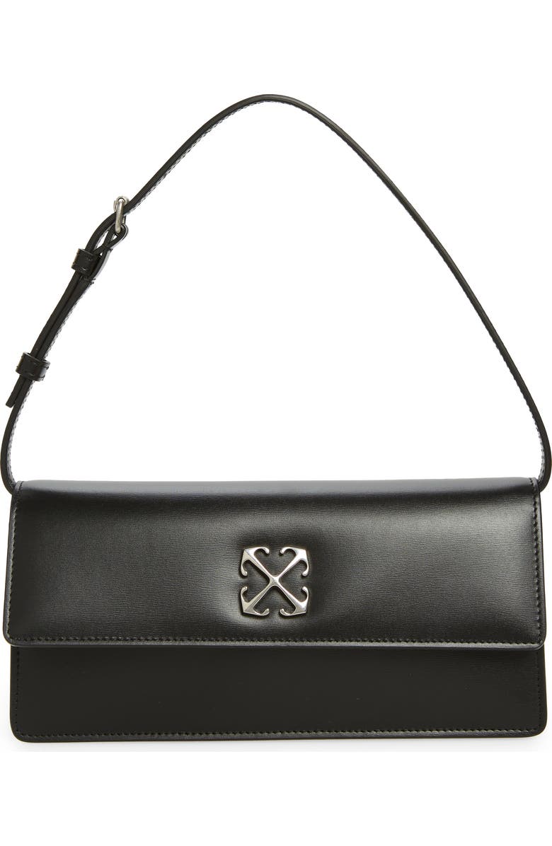 Off-White Jitney 1.0 Leather Shoulder Bag, Main, color,