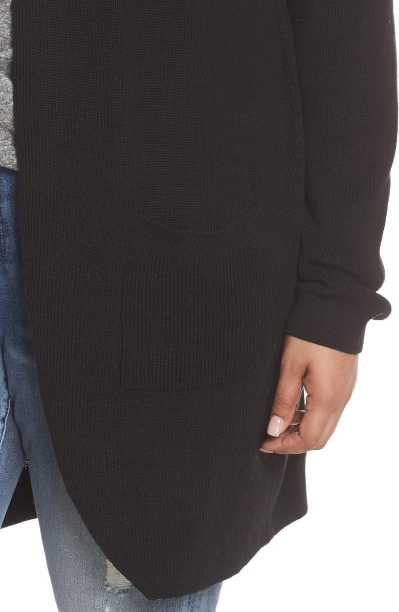 BP. Stitch Curve Hem Cardigan, Alternate, color, 