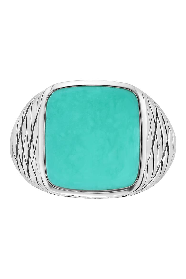 Sterling Silver Turquoise Ring - Size 10, Alternate, color, BLUE