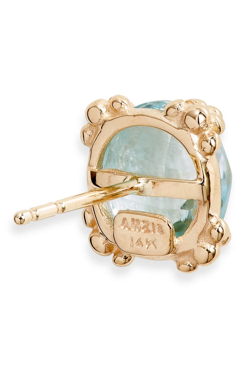Dew Drop Cluster Stud Earrings, Alternate, color, GOLD