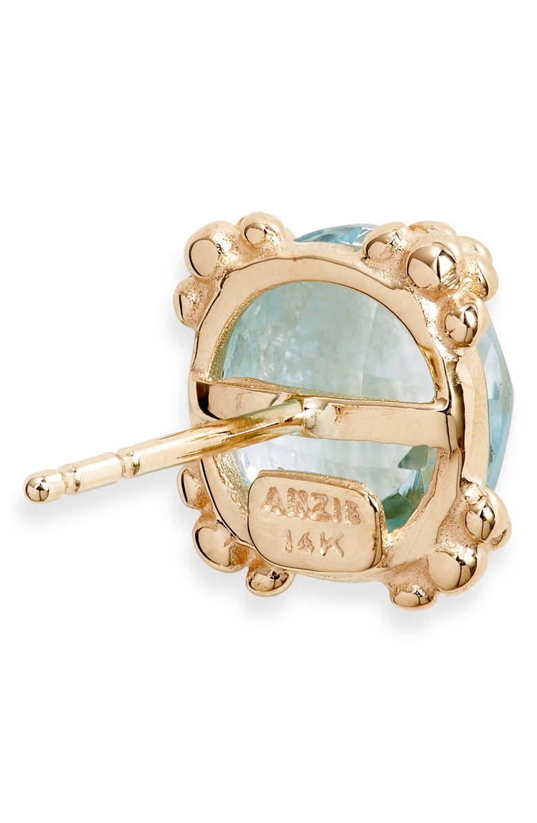 Anzie Dew Drop Cluster Stud Earrings, Alternate, color, Gold