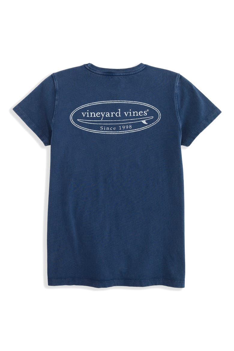 Surf Logo Cotton Graphic T-Shirt, Alternate, color, NAUTICAL NAVY