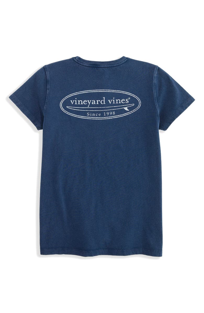 vineyard vines Surf Logo Cotton Graphic T-Shirt, Alternate, color, Nautical Navy
