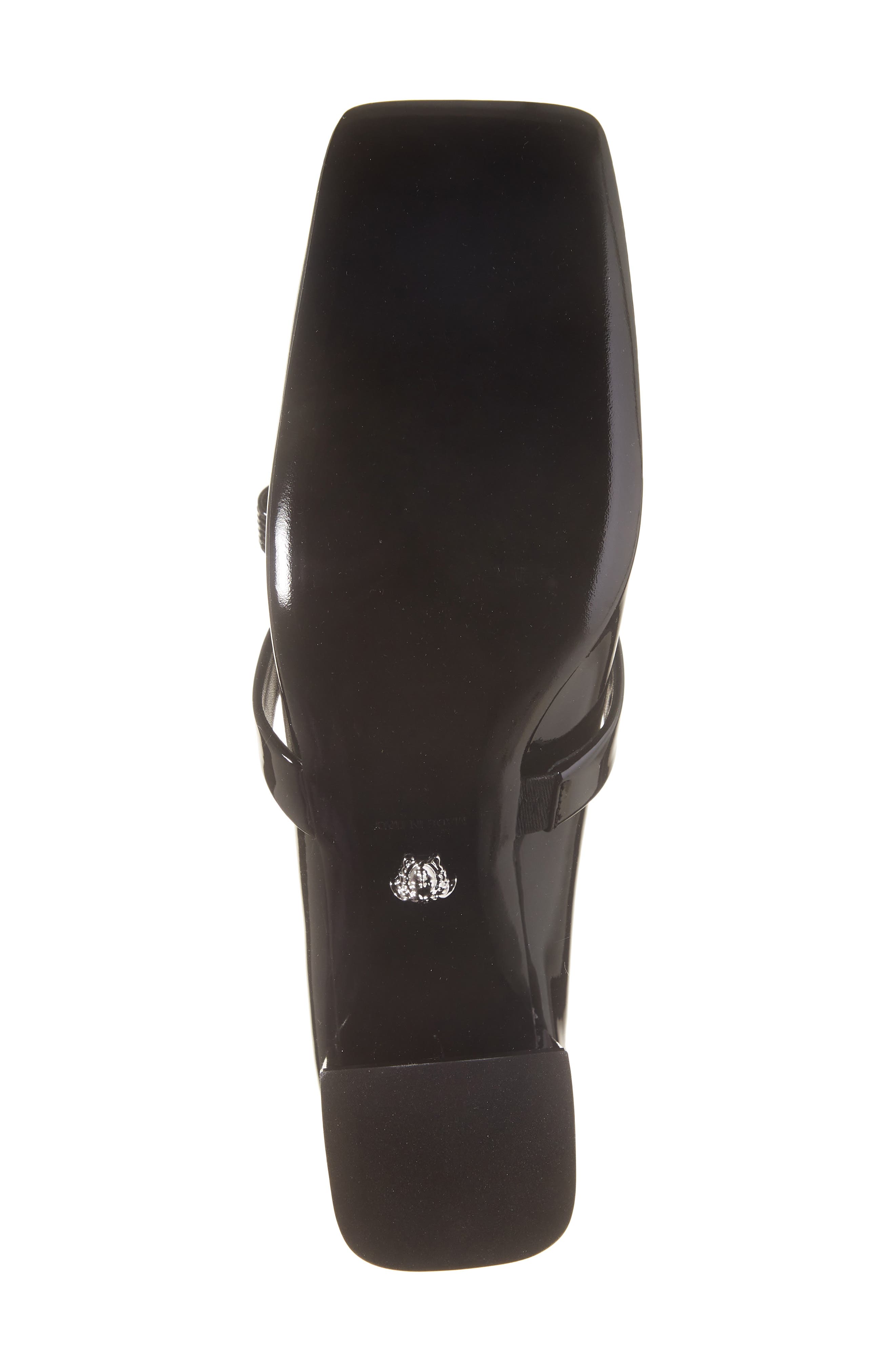 Versace Medusa Bow Mary Jane Pump, Alternate, color, 