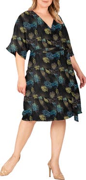 Standards & Practices Candice Georgette Wrap Dress