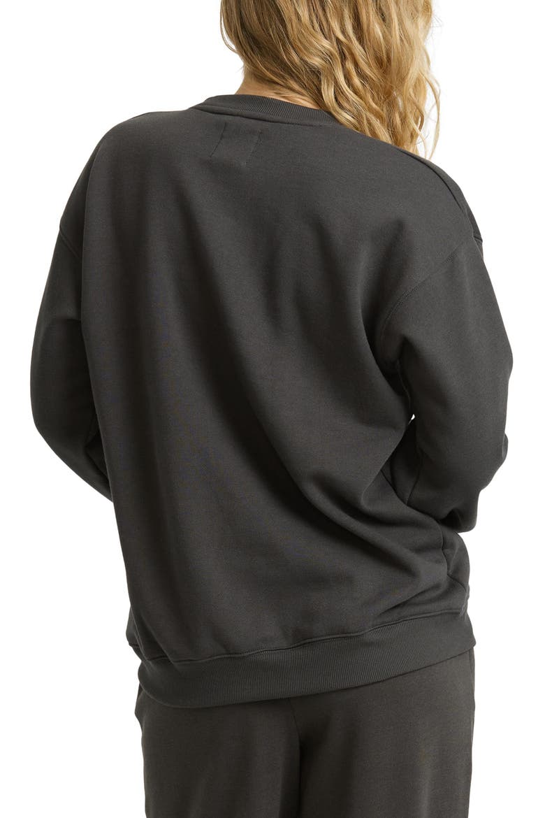 What a View Graphic Sweatshirt, Alternate, color, OFF BLACK