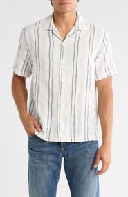 Cactus Man Textured Short Sleeve Camp Shirt