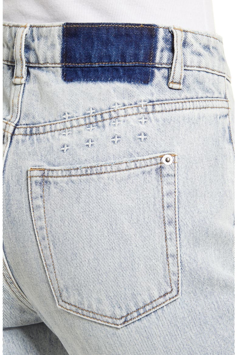 Nine O Muse Ripped Nonstretch Cigarette Jeans, Alternate, color, DENIM