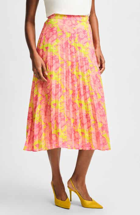 Isaac Mizrahi New York Pleated Midi Skirt