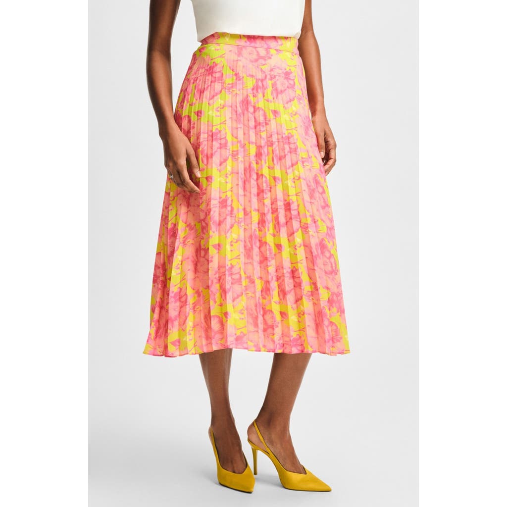 Isaac Mizrahi New York Pleated Midi Skirt