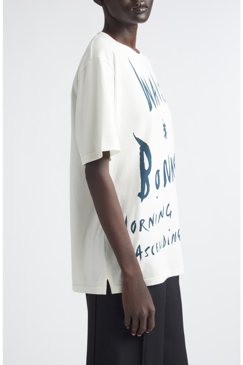 Raga Oversize Cotton Graphic T-Shirt, Alternate, color, IVORY