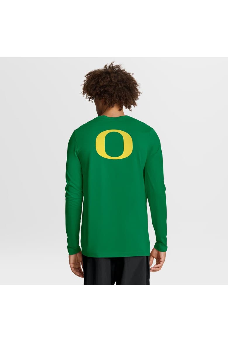 Men's Nike Green Oregon Ducks Primetime Campus 2-Hit Legend Dri-FIT Long Sleeve T-Shirt, Alternate, color, Green