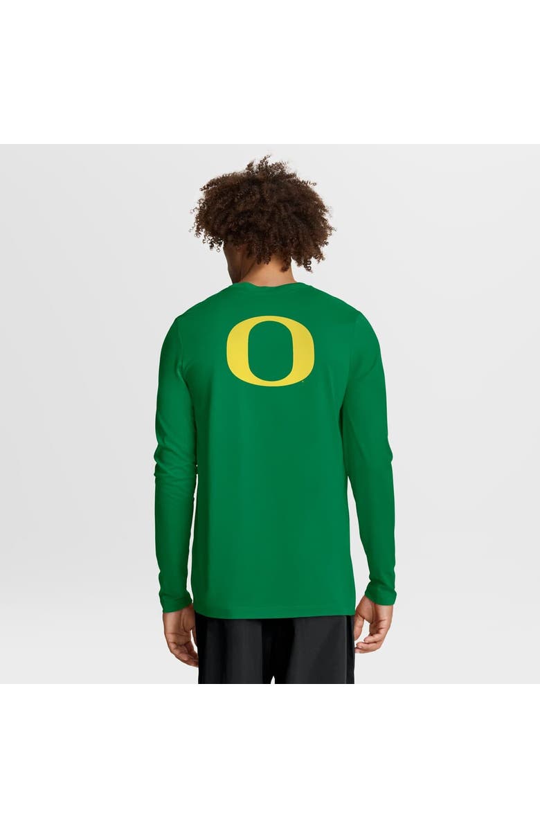 Nike Men's Nike Green Oregon Ducks Primetime Campus 2-Hit Legend Dri-FIT Long Sleeve T-Shirt, Alternate, color, Green