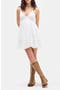Aria Embroidered Tiered Cotton Sundress