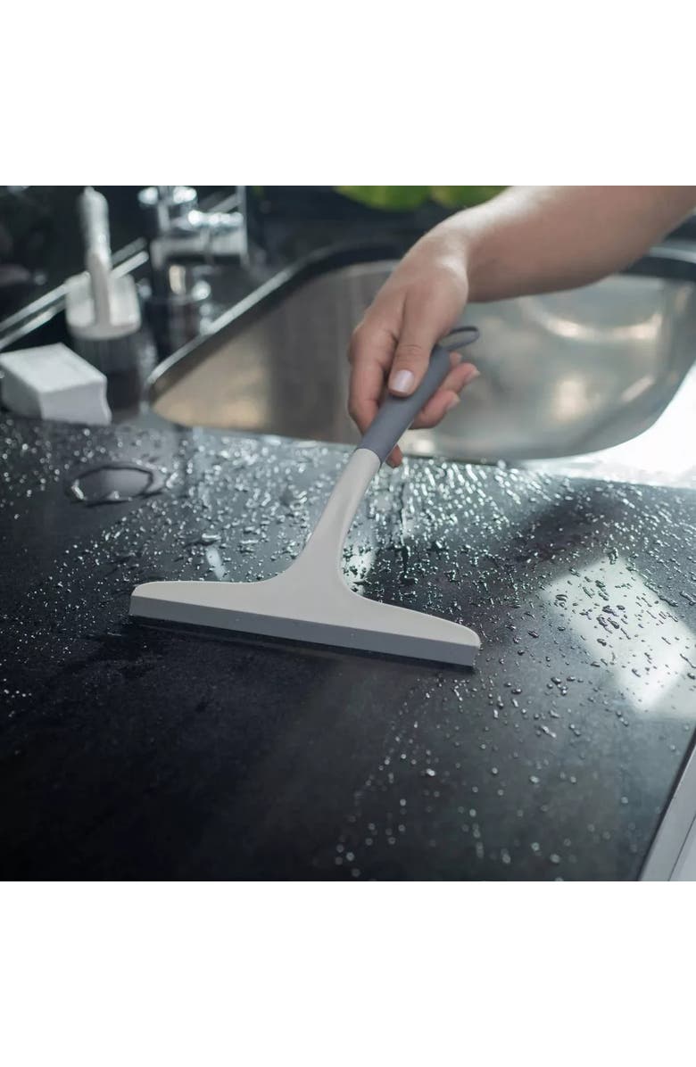 OU Lightweight Ergonomic Silicone Window Squeegee, Alternate, color, White