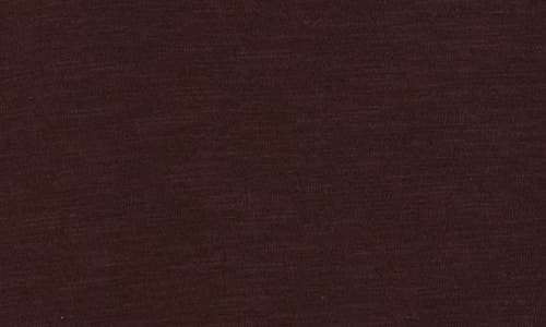 Vince Johnny Collar Long Sleeve Knit Top In Burgundy