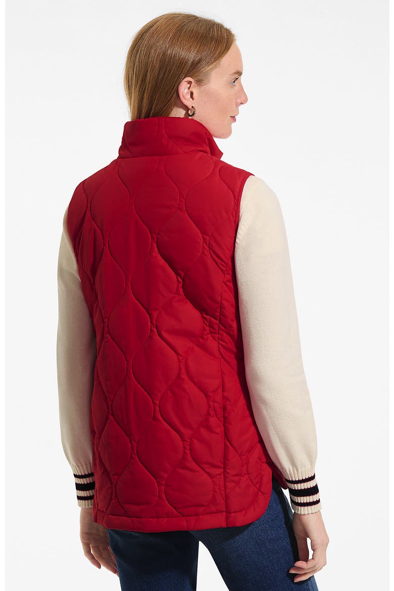 Featherfree Quilted Insulated Vest, Alternate, color, Compass Red