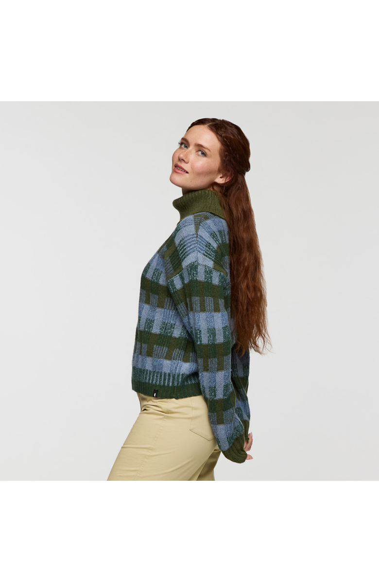Cotopaxi Libre Boxy Sweater - Women's, Alternate, color, Fatigue Stripes