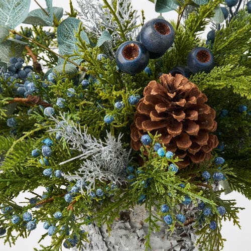 Darby Creek Trading Juniper Berry & Silver Cedar Pine Arrangement In Green