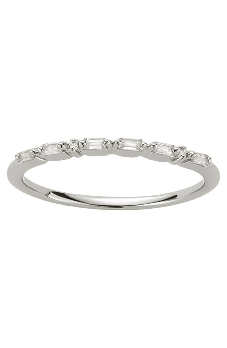 MADE BY MARY Mama Morse Code Ring, Main, color, Silver