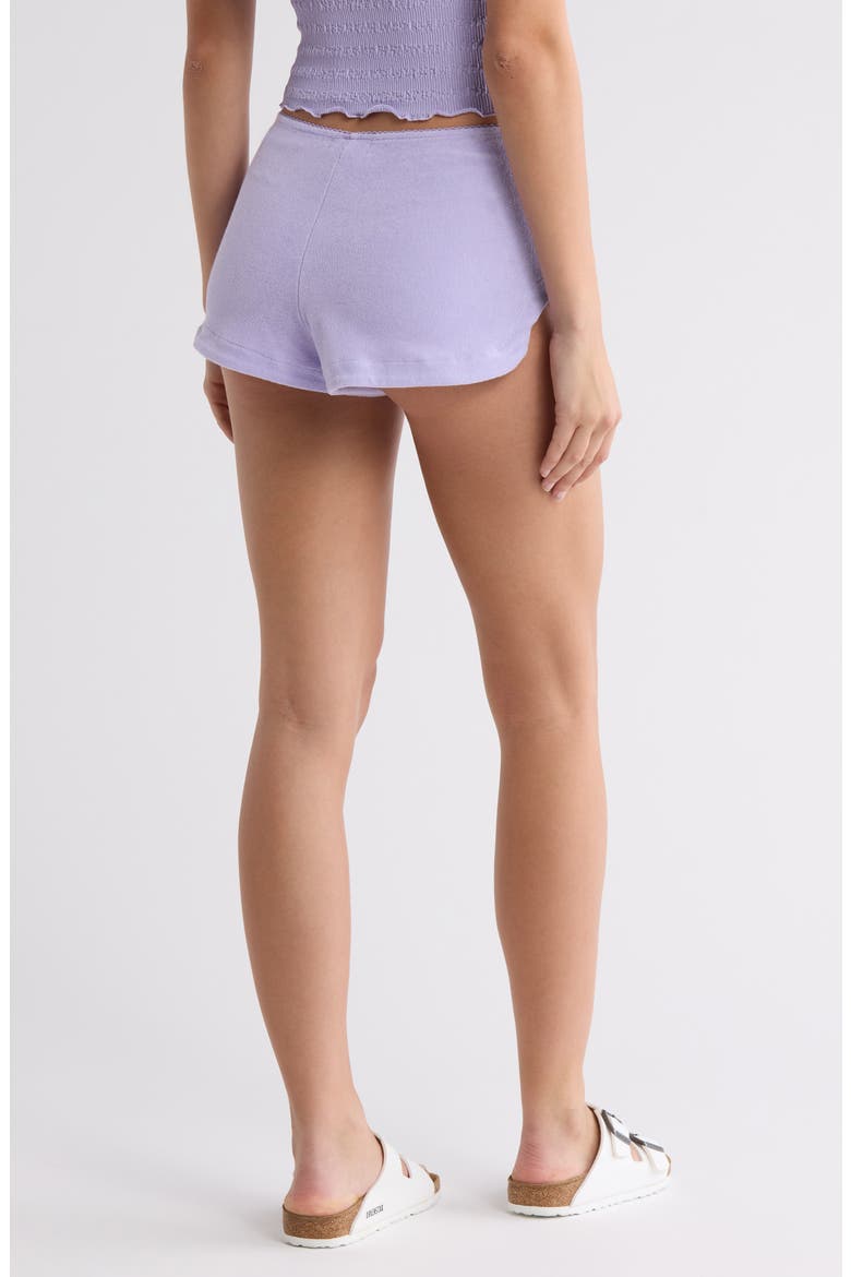 French Terry Shorts, Alternate, color, MILLIE LAVENDER