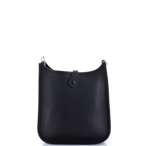 Pre-owned Hermes Hermes Evelyne Bag Gen Iii Clemence Tpm In Black