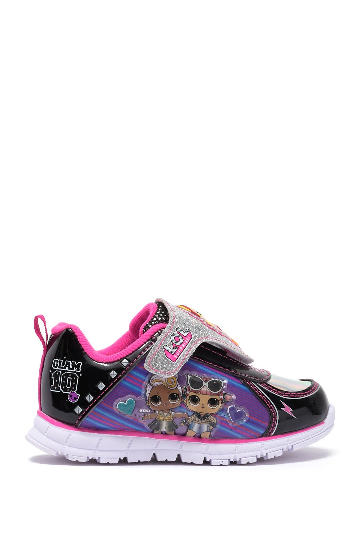 SG Footwear LOL Surprise Squad Light-Up Sneaker, Main, color, 