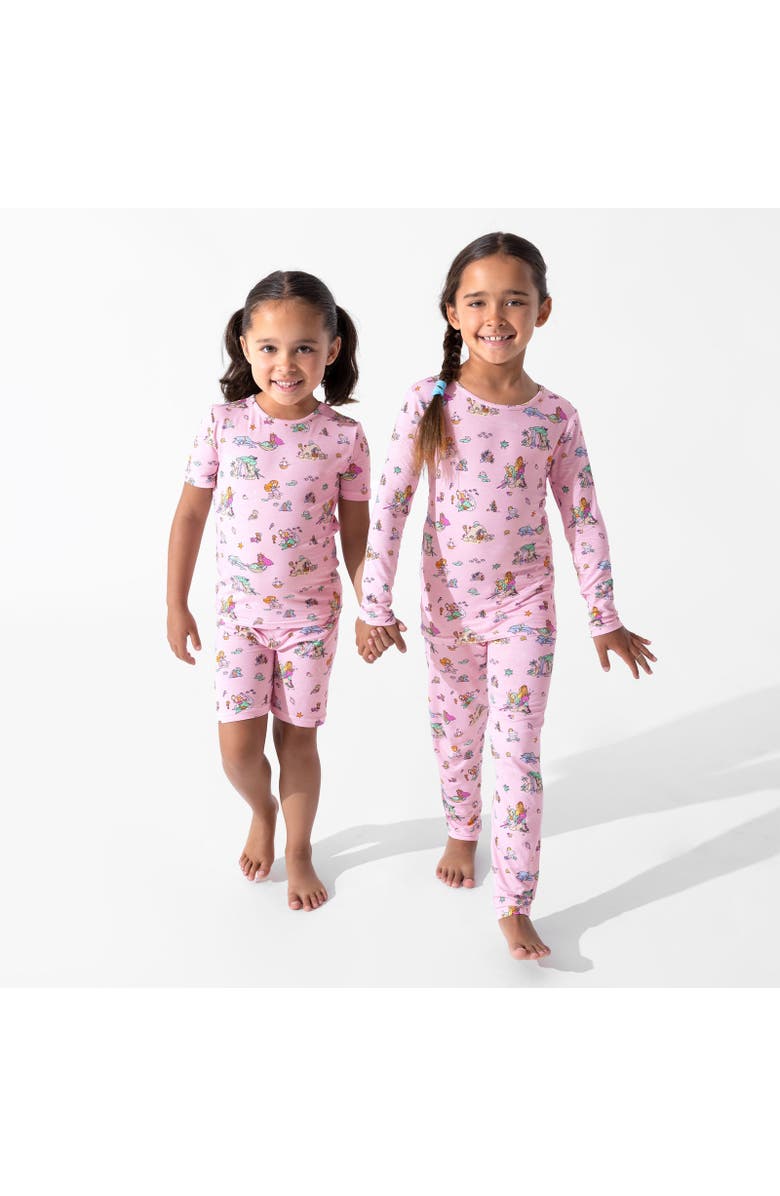 Bellabu Bear Kids' Mermaid Lagoon Set of 2 Piece Pajamas, Alternate, color, Mermaid Lagoon