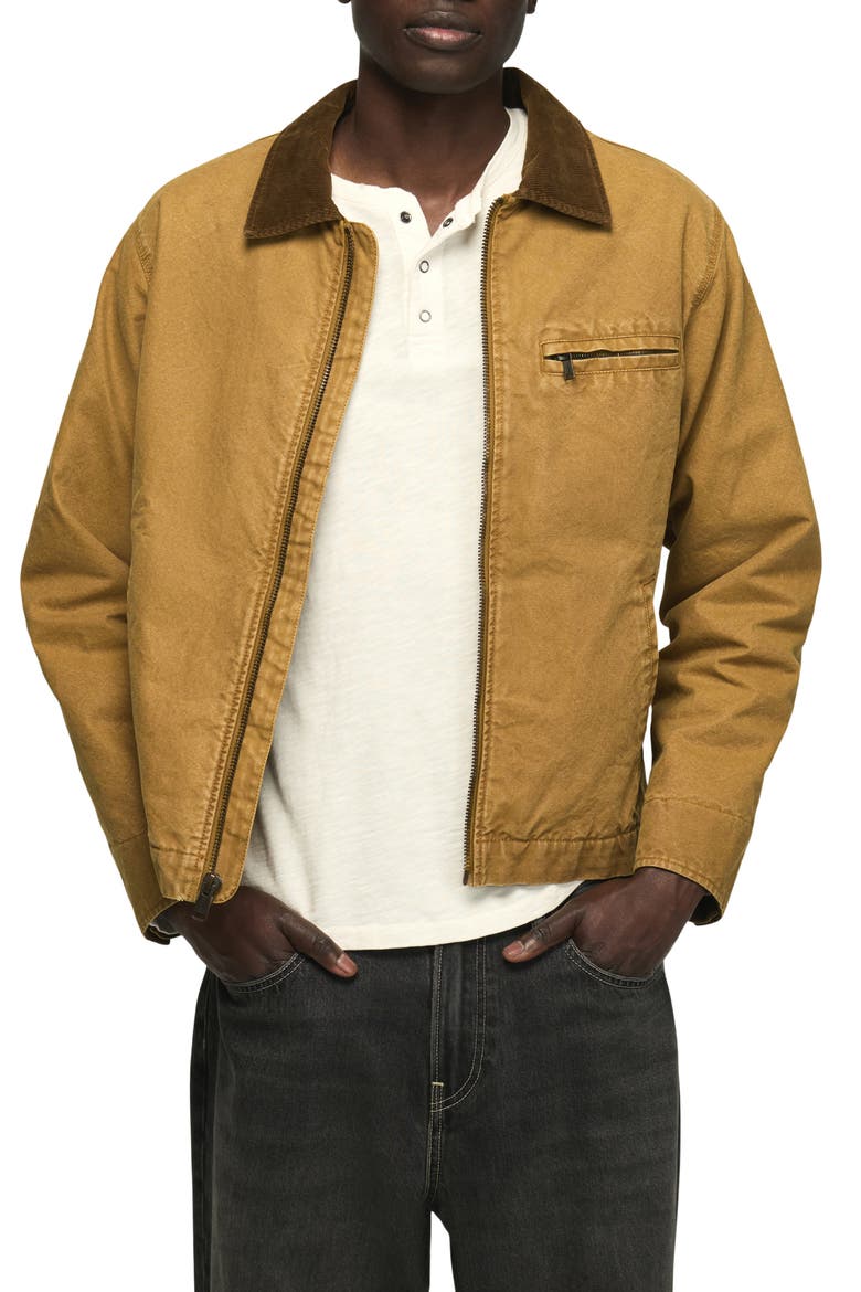 Canvas Work Jacket, Main, color, ANTIQUE BRONZE
