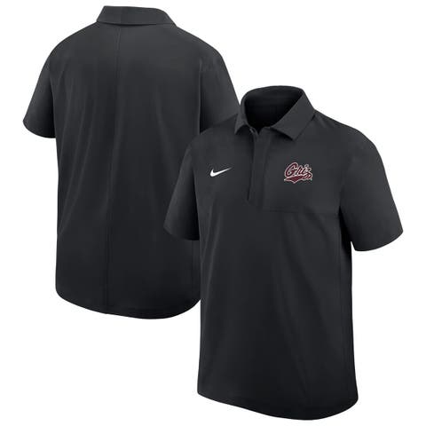Men's Nike Black Montana Grizzlies 2025 Sideline Dri-FIT Polo