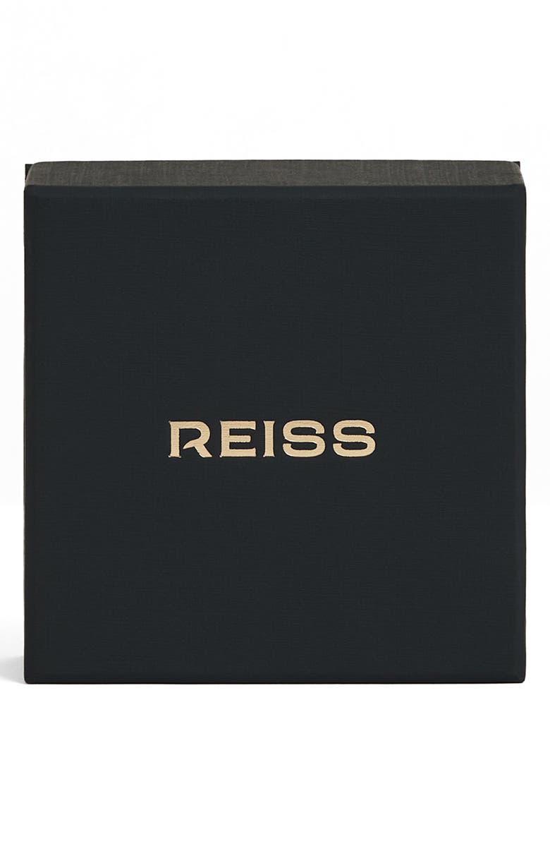 Reiss Claudia Contour Hinge Bangle, Alternate, color, Gold Tone