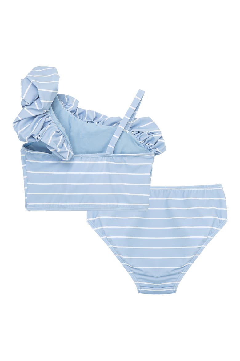 Kids' Palm Springs Stripe Two-Piece Swimsuit, Alternate, color, LIGHT BLUE