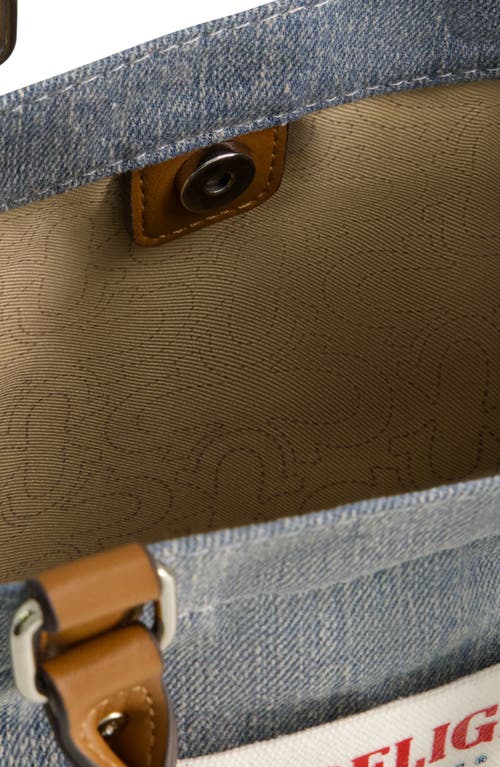 True Religion Mini Denim Tote Bag