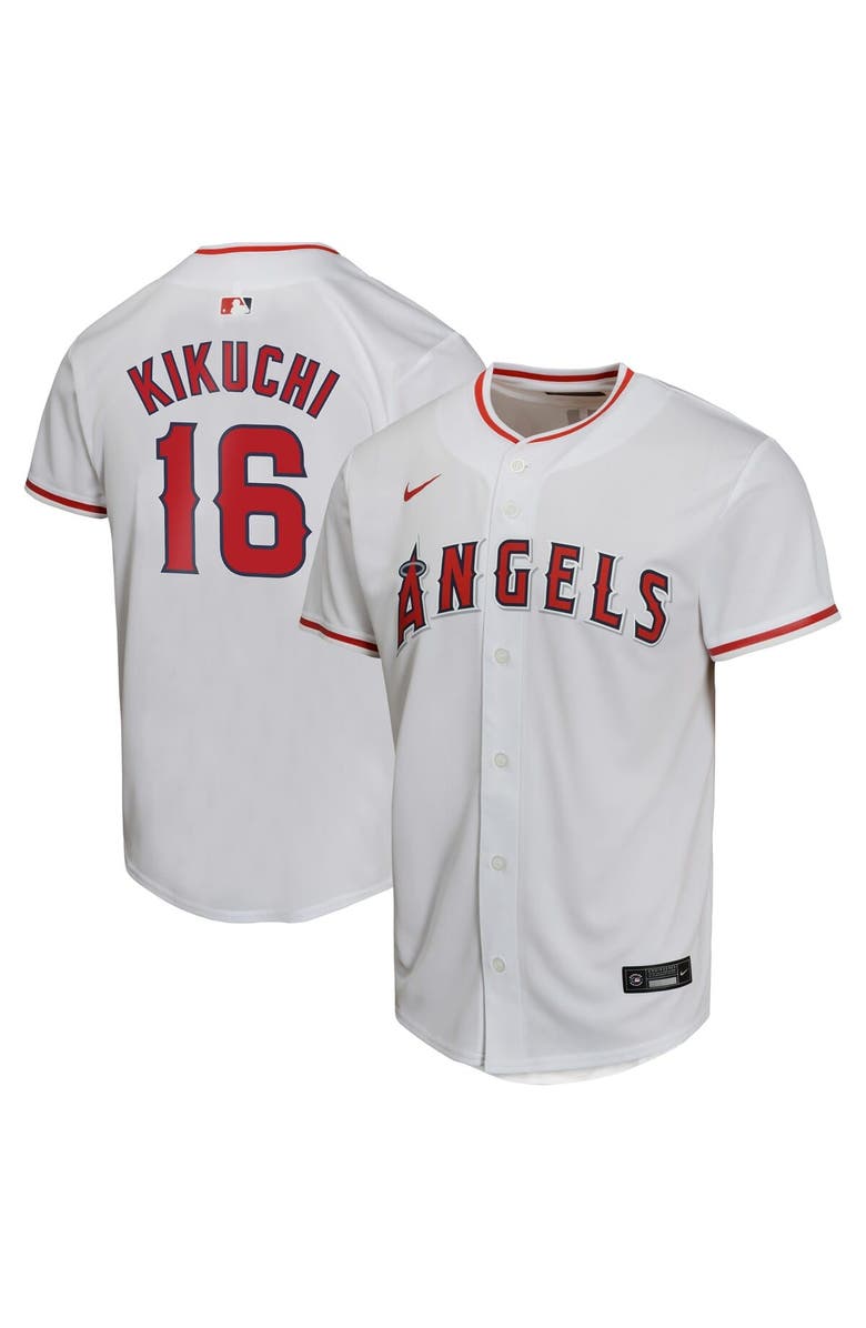 Nike Youth Nike Yusei Kikuchi White Los Angeles Angels Home Game Player Jersey, Main, color, White