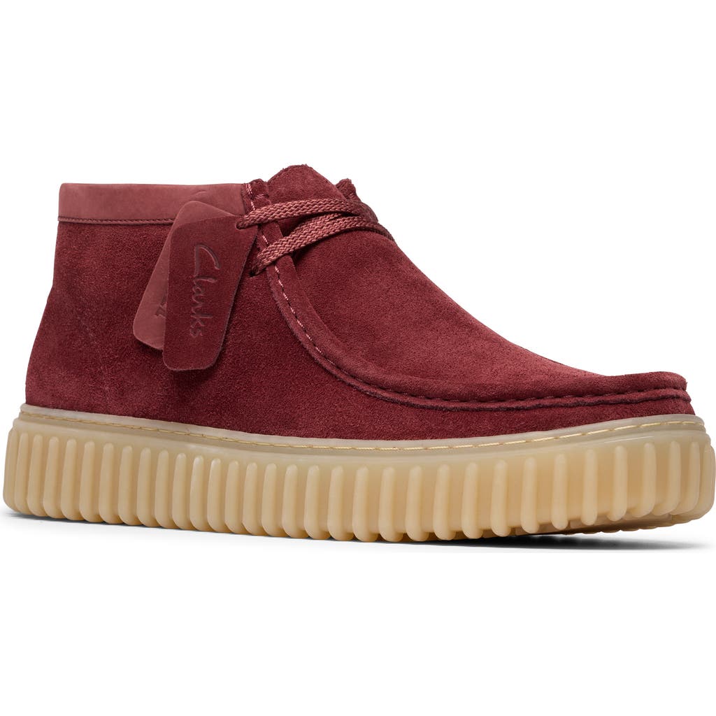 Clarksr Clarks(r) Torhill Hi Chukka Boot In Burgundy